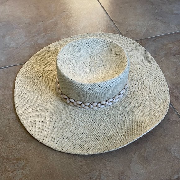 BTB Los Angeles Evie Beaded Straw Hat main image 4